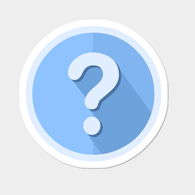Question Mark Icon Sticker 650x650 Question Mark Icon Sticker