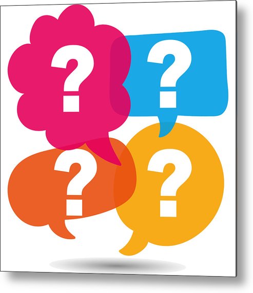 Question Mark Icon Vector, Illustation, Metal Print 493x572 Question Mark Icon Vector, Illustation, Metal Print