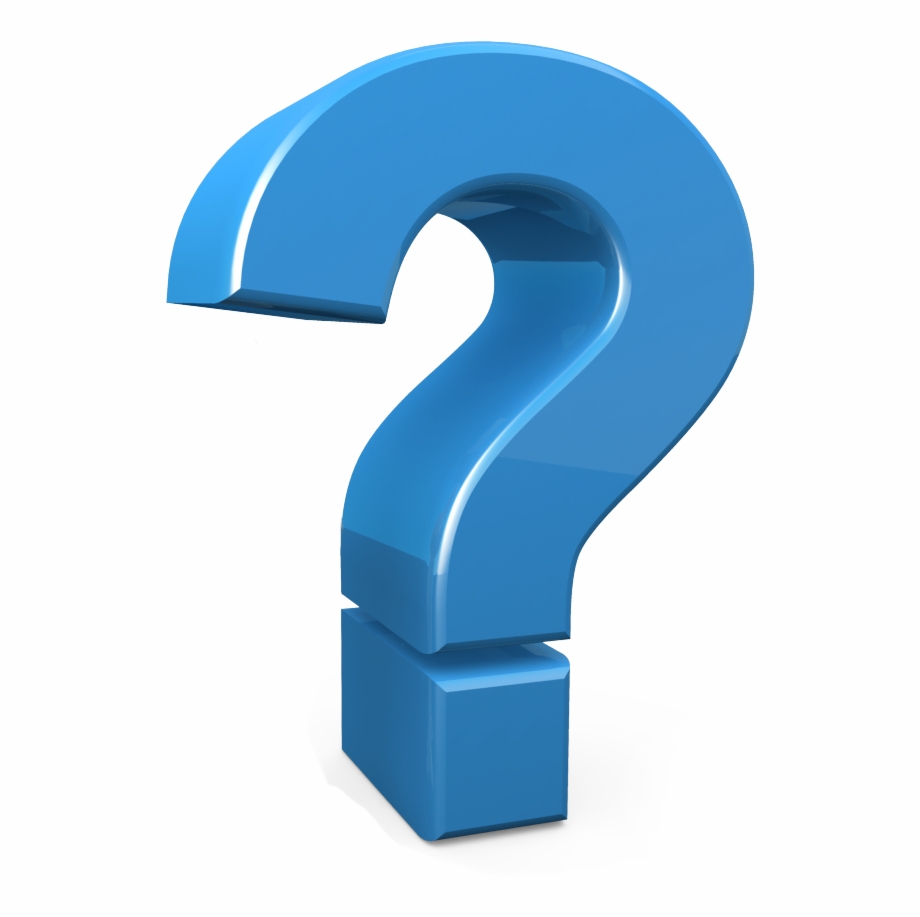 920x917 Blue Question Mark Icon