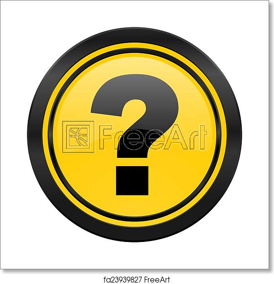 Free Art Print Of Question Mark Icon, Yellow Logo, Ask Sign 561x581 Free Art Print Of Question Mark Icon, Yellow Logo, Ask Sign
