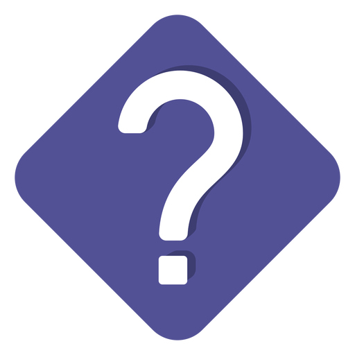 512x512 Purple Square Question Mark Icon