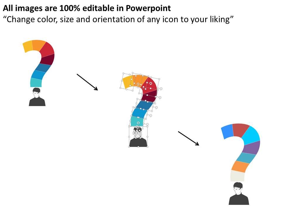 960x720 Business Management Related Key Questions Flat Powerpoint Design