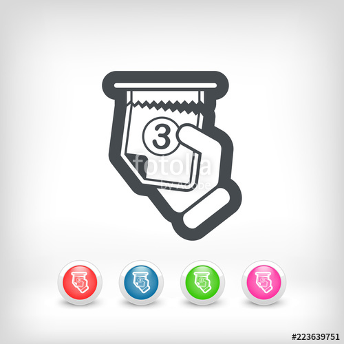 500x500 Ticket Queue Icon Stock Image And Royalty Free Vector