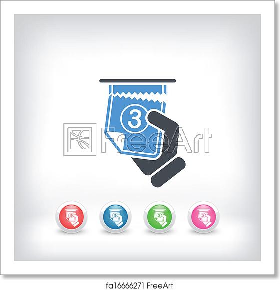 561x581 Free Art Print Of Ticket Queue Icon Freeart