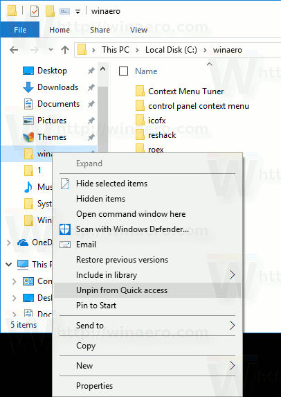 406x573 Change Pinned Folder Icon In Quick Access In Windows