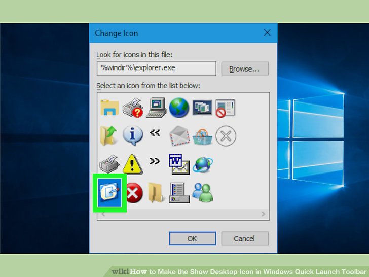 728x546 How To Make The Show Desktop Icon In Windows Quick Launch Toolbar