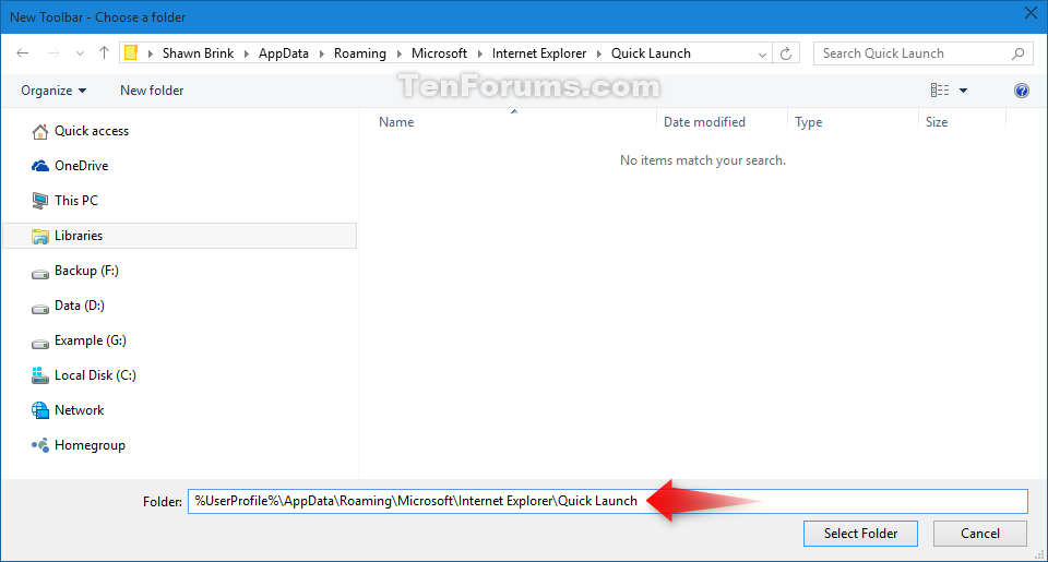 960x515 Add Or Remove Quick Launch Toolbar In Windows Tutorials