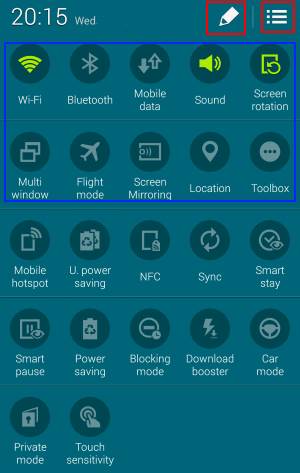 300x473 How To Access And Use Galaxy Quick Settings Panel