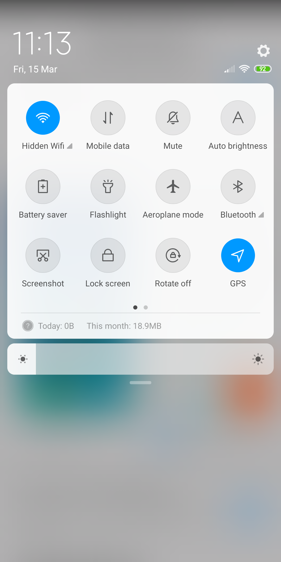1080x2157 Status Bar Quick Settings Icons