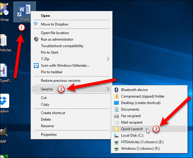 650x533 How To Add An Application To The Quick Launch Menu In Windows