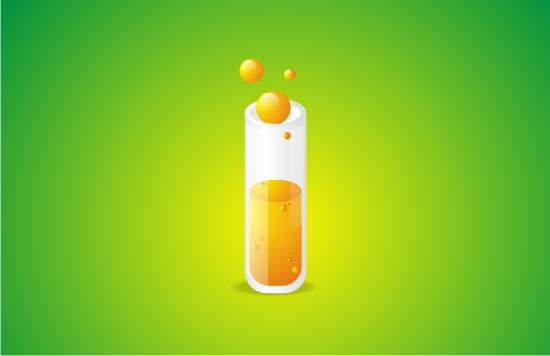 550x356 Quick Tip Create A Glossy Test Tube Icon Using Coreldraw Over