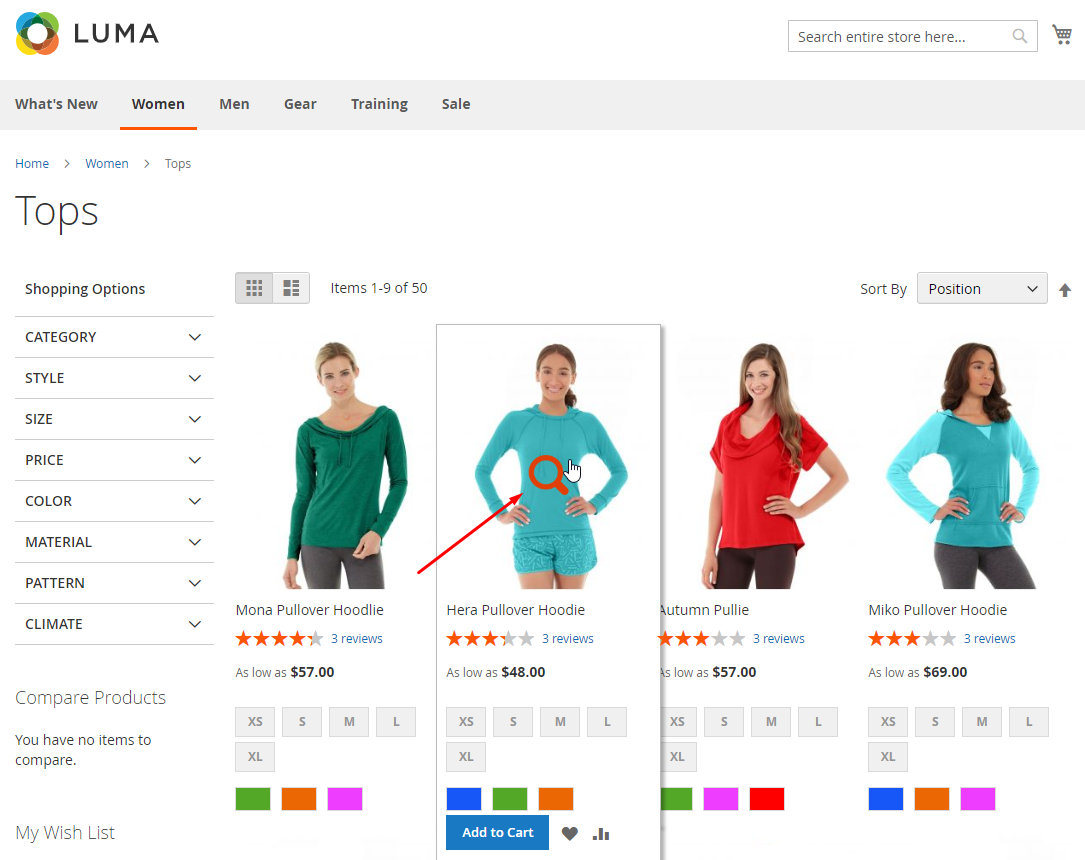 1085x860 Quick View Ajax Cart Magento Extension