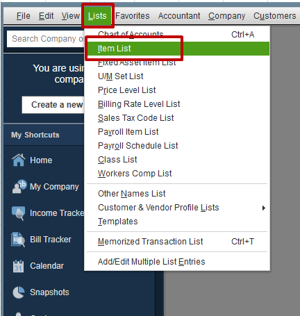 432x455 Solved Where Is The Item List On Quickbooks Online
