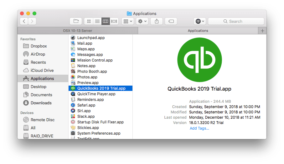 are there different versions of quickbooks online for windows and mac