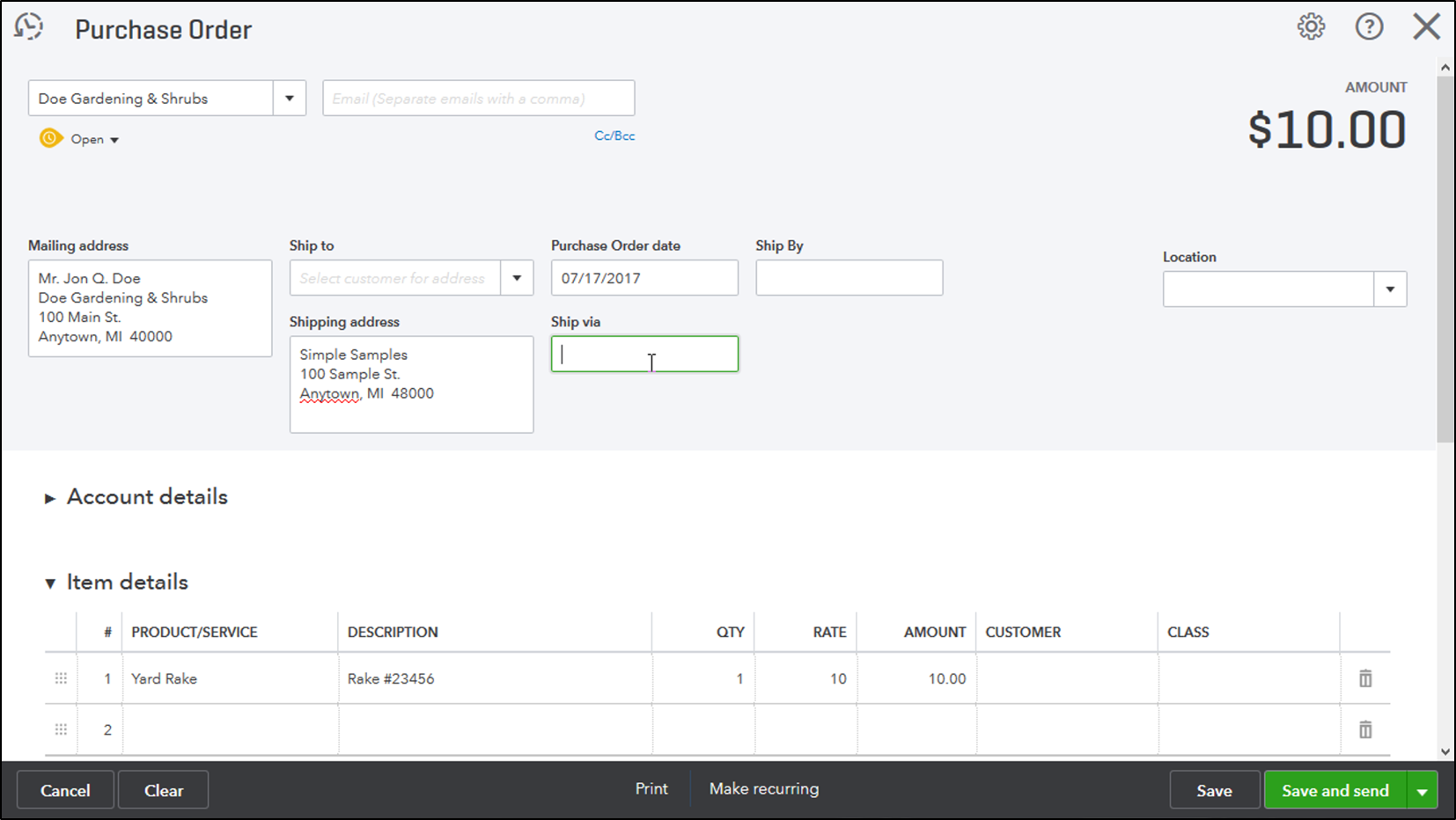 1654x932 Create A Purchase Order In Quickbooks Online