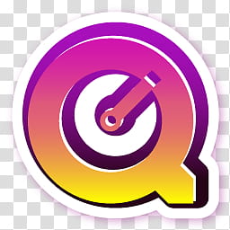 256x256 Razz Icons For Docks, Quicktime, Multicolored Quicktime Icon Art