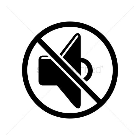 450x450 Free Quiet Icon Stock Vectors Stockunlimited