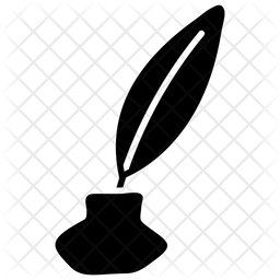 256x256 Ink Quill Icon Of Glyph Style