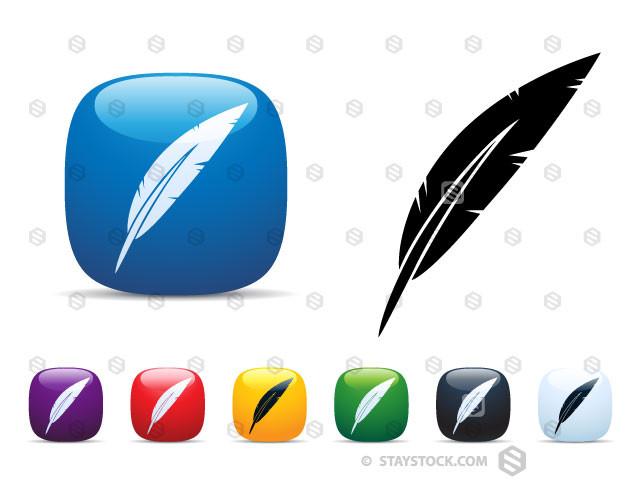 640x480 Quill Icon Set Staystock