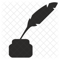 256x256 Quill Icon Of Glyph Style