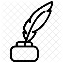 256x256 Quill Pen Icon Of Line Style