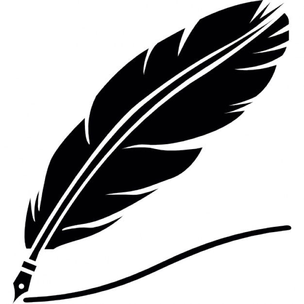 626x626 Quill Silhouette With Black Ink Free Icon Photography