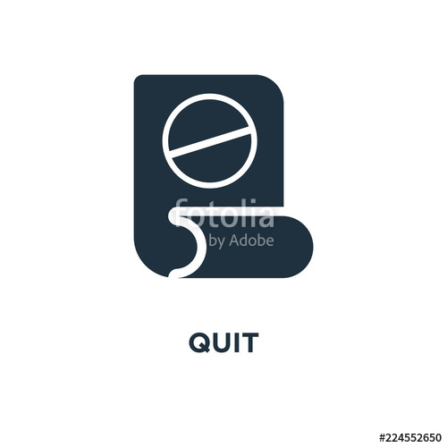 500x500 Quit Icon Stock Image And Royalty Free Vector On Fotolia