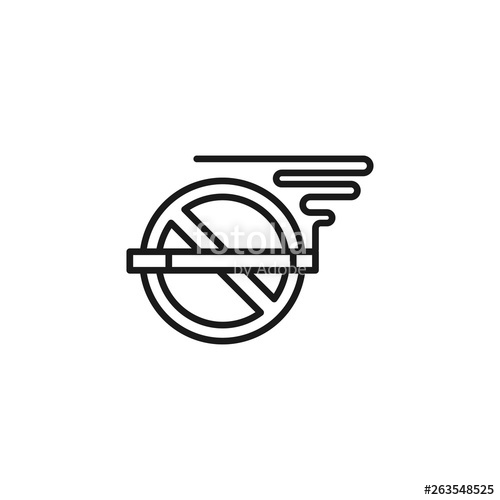 500x500 Quit Smoking, No Smoking Icon Element Of Quit Smoking Icon Thin