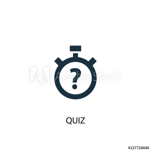500x500 Quiz Icon Simple Element Illustration Quiz Concept Symbol Design