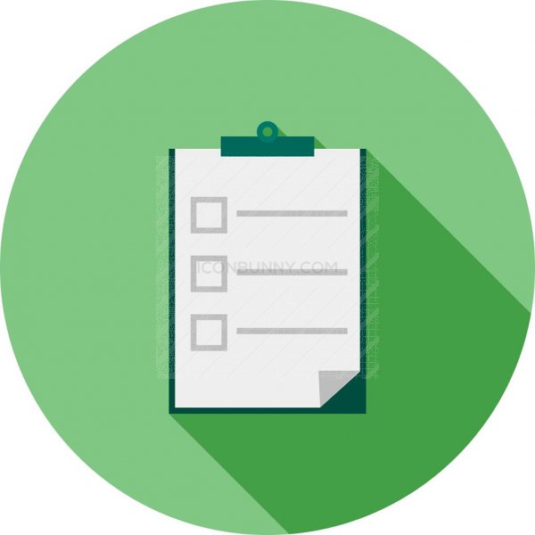 600x600 Quiz Flat Shadowed Icon