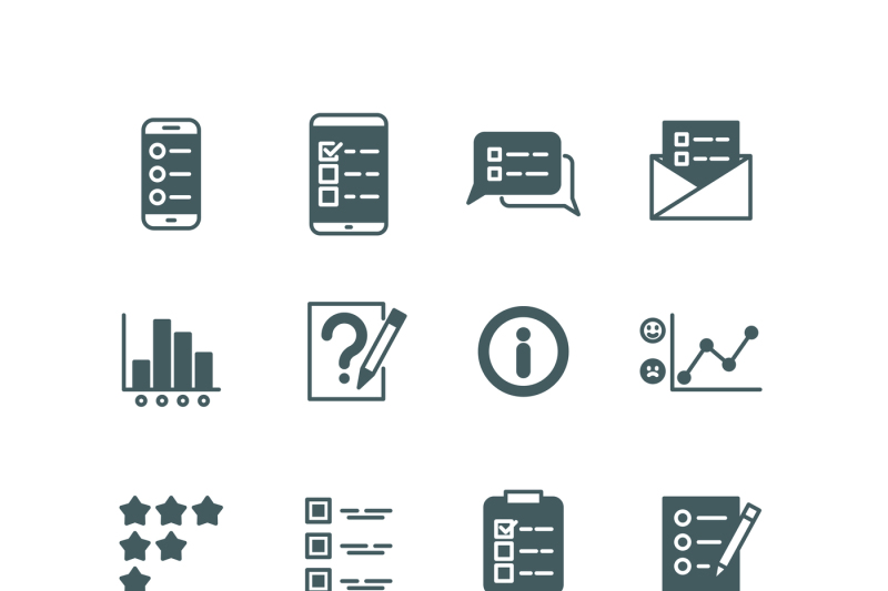 800x533 Quiz And Test List, Voting Button, Survey, Questionnaire Vector