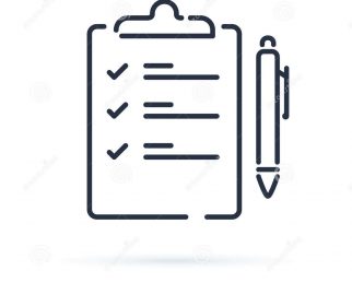 322x280 Business Contract Review Checklist Sale Of Quiz Vector Icon