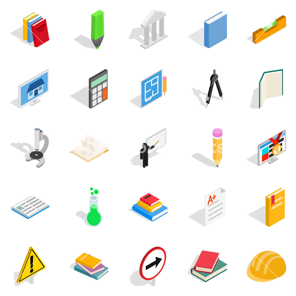 1000x1000 Quiz Icons Set Isometric Set Of Quiz Vector Icons For Web