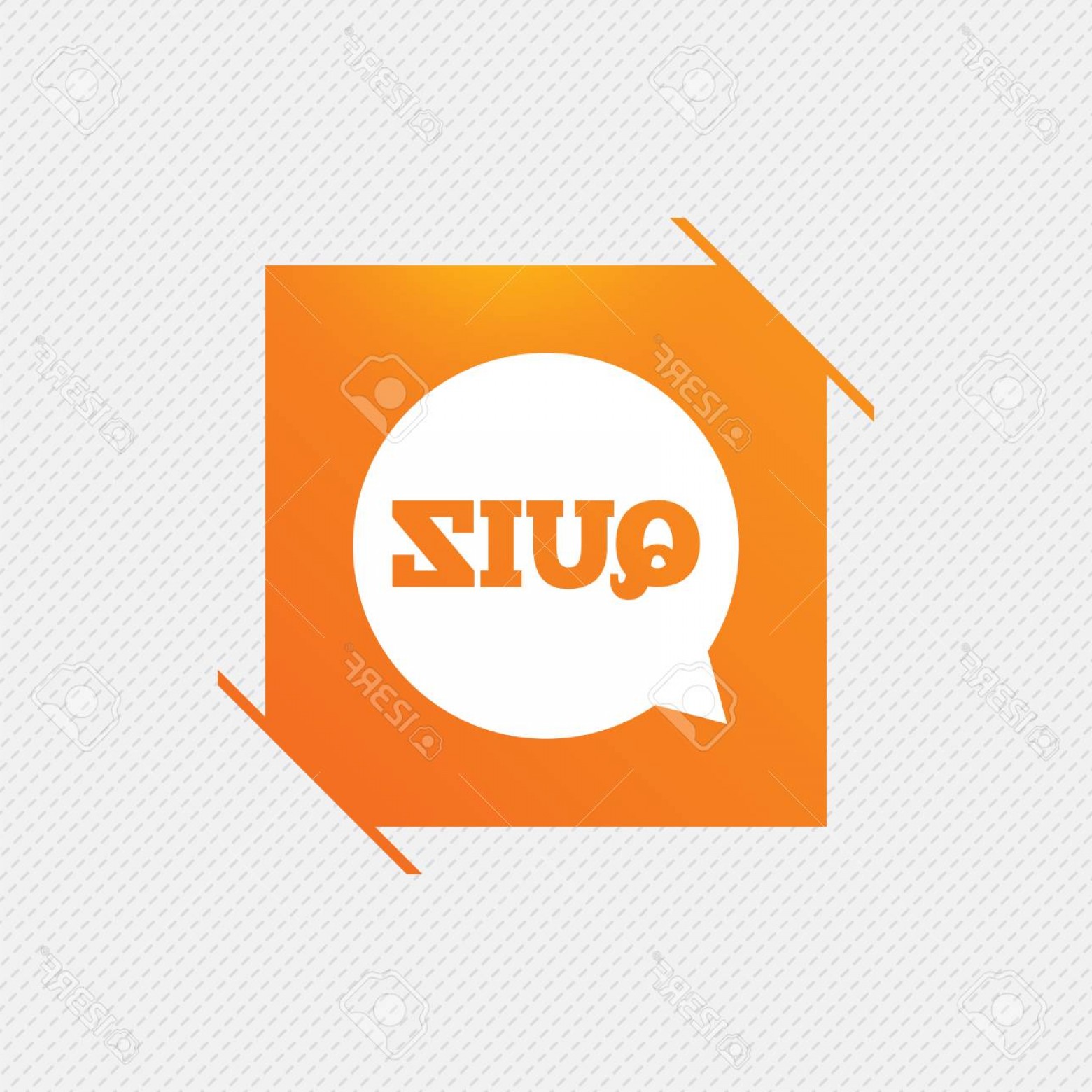 1560x1560 Photostock Vector Quiz Speech Bubble Sign Icon Questions