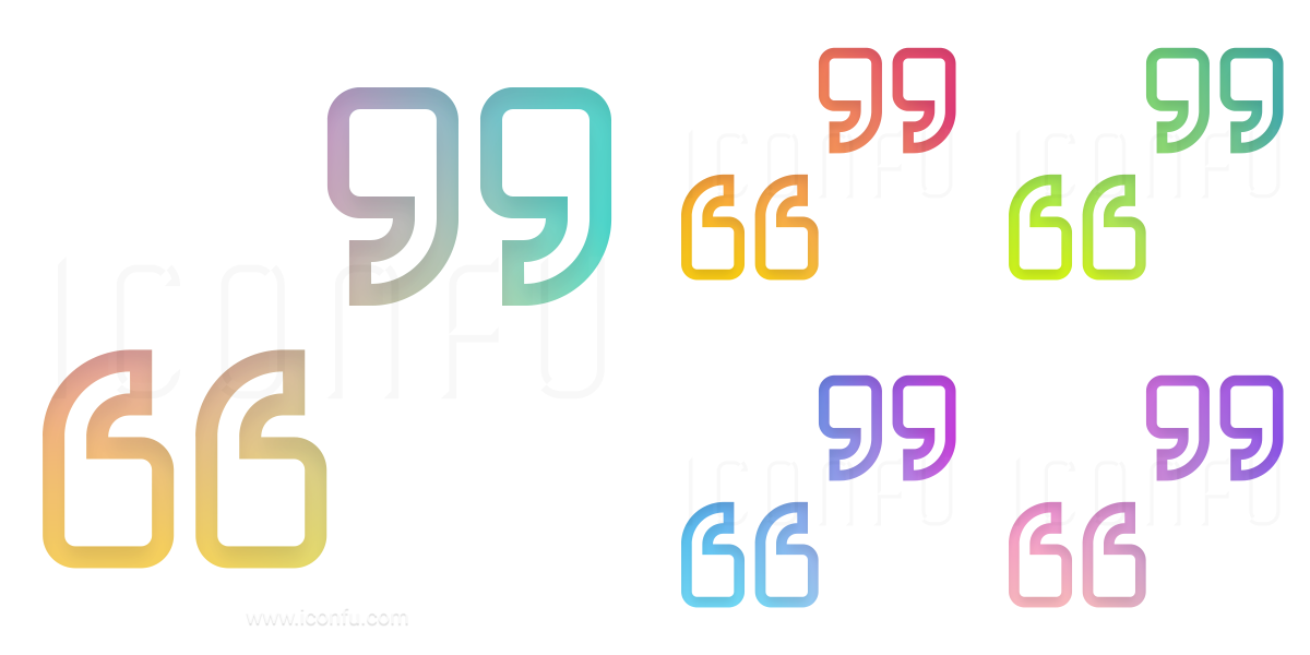 1200x600 Quotation Marks Icon