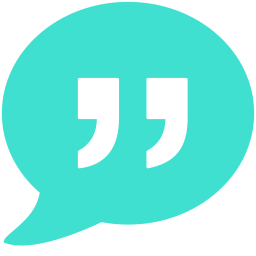 256x256 Free Turquoise Quote Icon