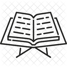 256x256 Quran Icon Of Line Style