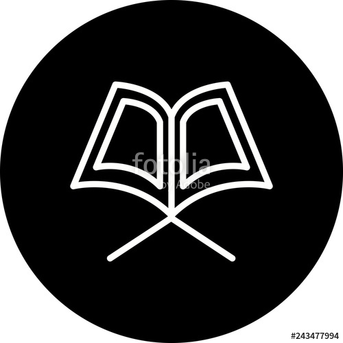500x500 Vector Holy Quran Icon Stock Image And Royalty Free Vector