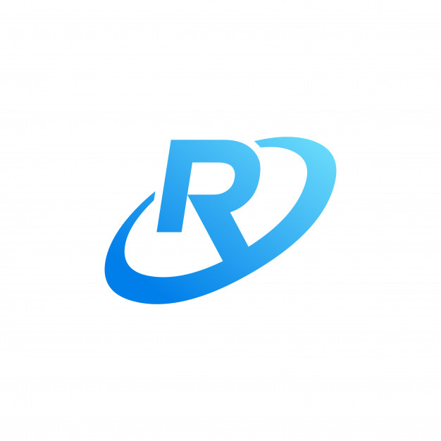 626x626 Letter R Inside Oval Alphabet Icon Design Vector Premium Download