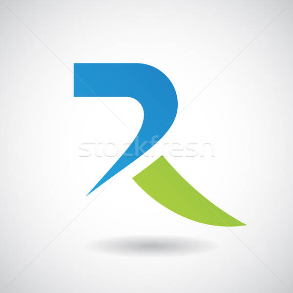 600x600 Logo Shape And Icon Of Letter R, Vector Illustration Vector