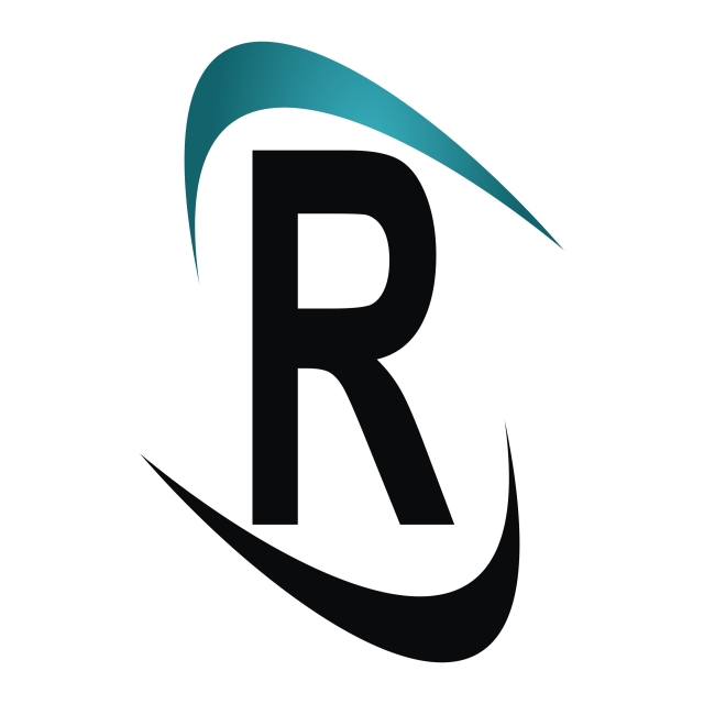 640x640 Modern Icon Solution Letter R, Letter, Icon, Business Png