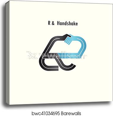 382x390 R Letter Icon Abstract Logo Design Vector Template Business