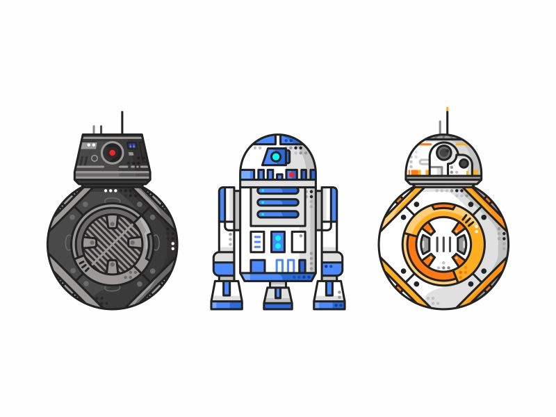 800x600 Droids Shapes Challenge In Star Wars Drawings, Drawing