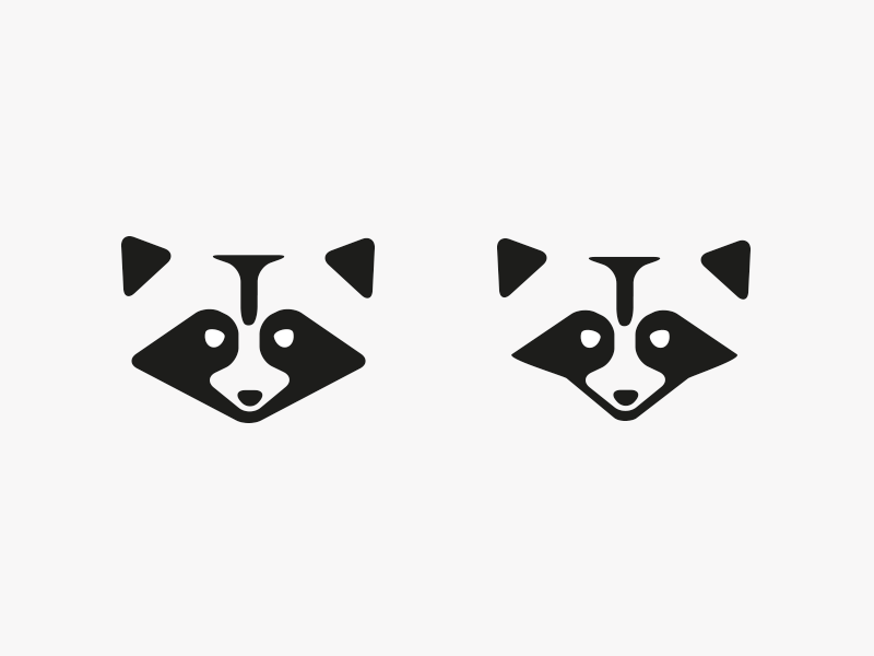 800x600 Raccoon Logo Versions Tattoos Raccoon Tattoo, Mini Tattoos