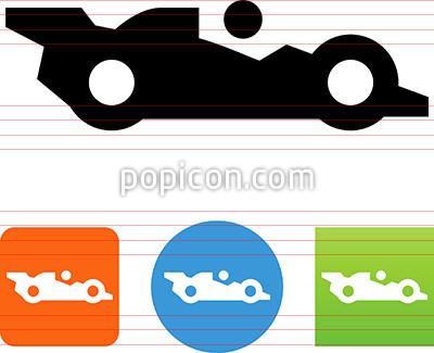 400x325 Race Car Icon