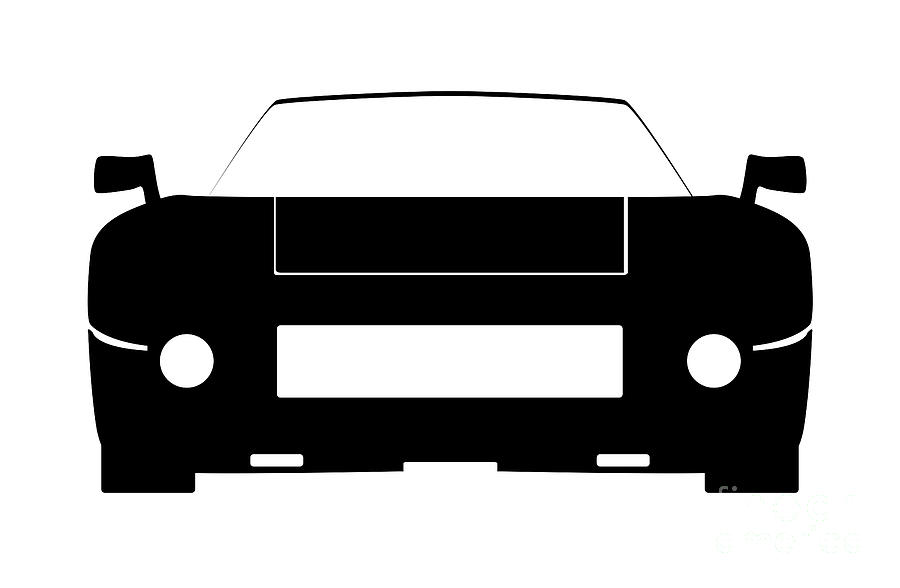 900x588 Race Car Icon Digital Art