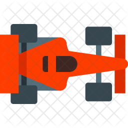 256x256 Race Car Icon Of Flat Style