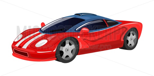 600x298 Racing Car Icon Isolated On White Background For Print, Cards