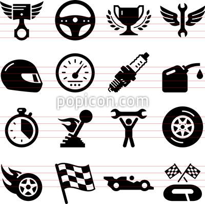 400x397 Auto Racing Icons