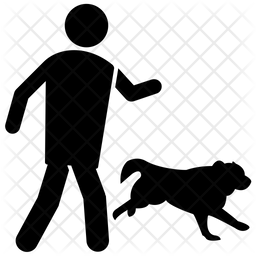 256x256 Dog Race Icon Of Glyph Style